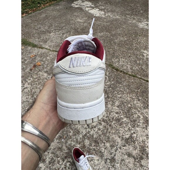 Nike Dunk Low SE Sisterhood White Phantom Team Red DV1160-100 Women 11 - Picture 4 of 14